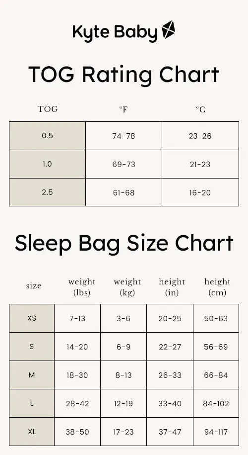 KYTE BABY 2.5 sleep bag | dusty rose