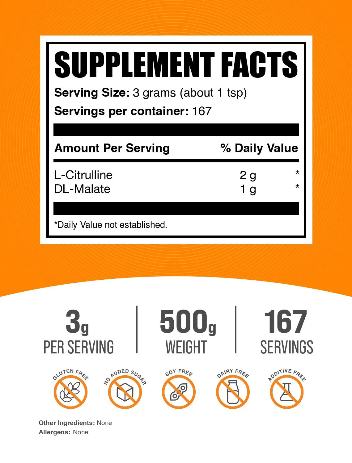 L-Citrulline DL-Malate 2:1 Powder