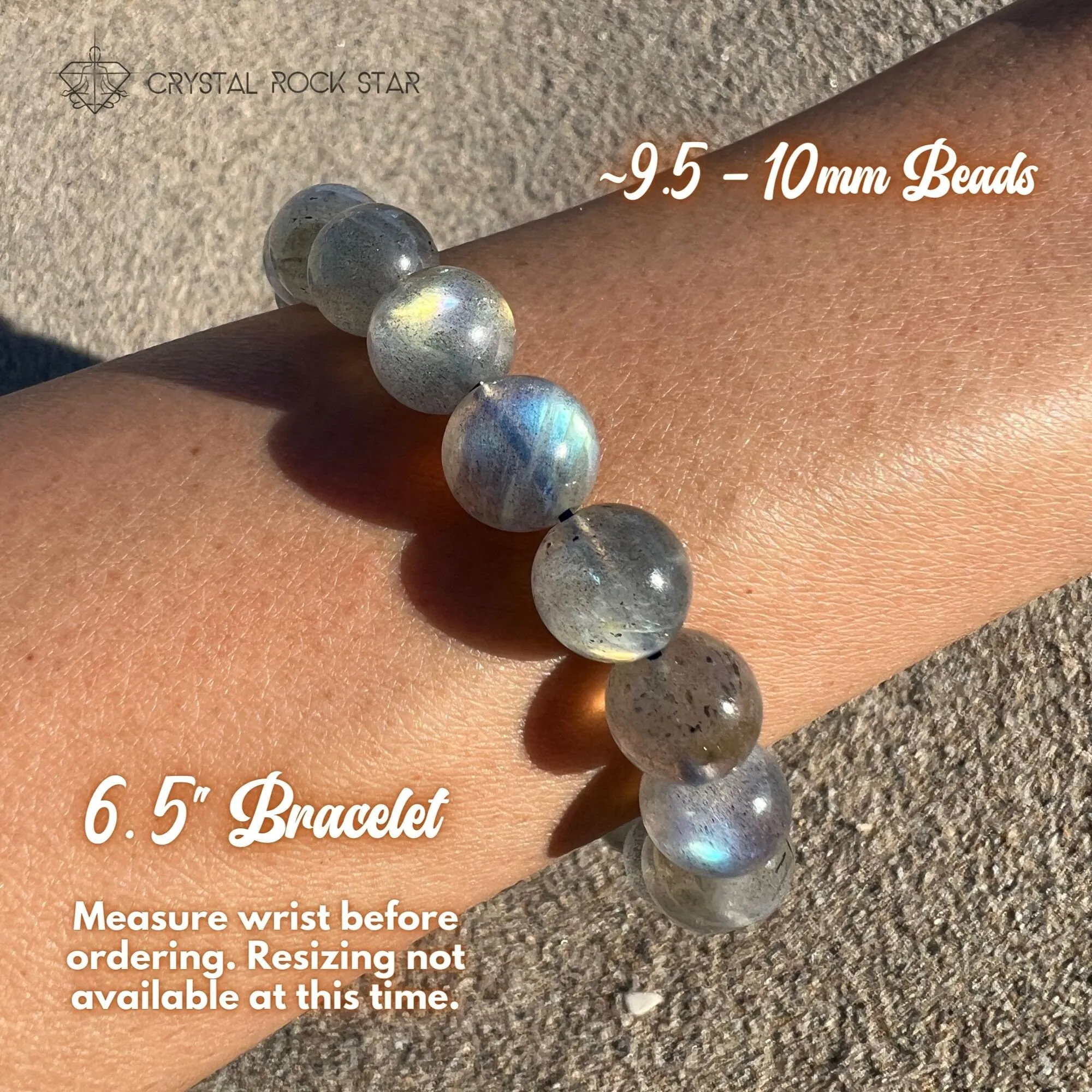 Labradorite Empath Protection Bracelet 10mm