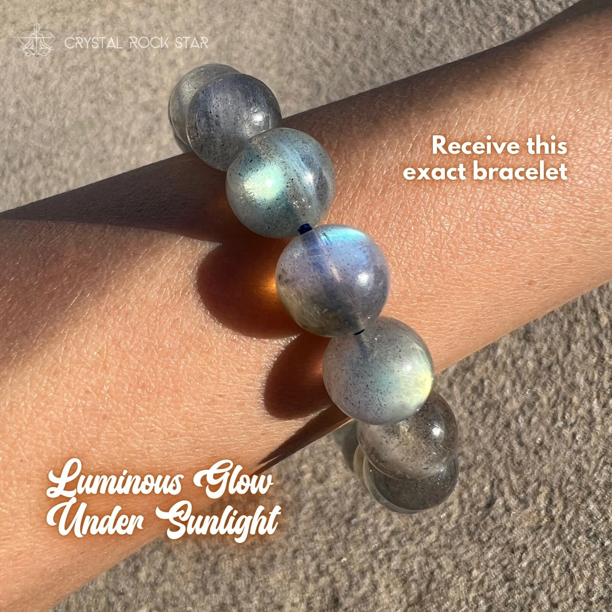 Labradorite Empath Protection Bracelet 10mm