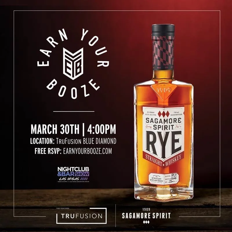 LAS VEGAS NCB | TruFusion Blue Diamond | #EarnYourWhiskey | Sagamore Spirit