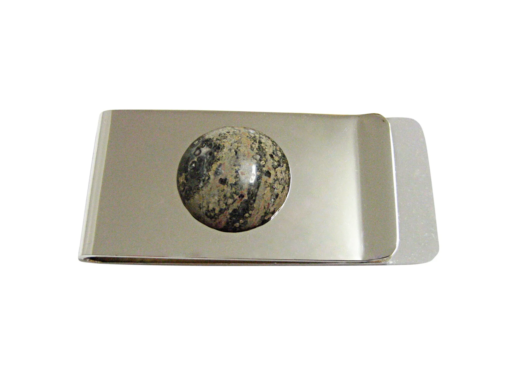 Leopard Skin Agate Gemstone Money Clip