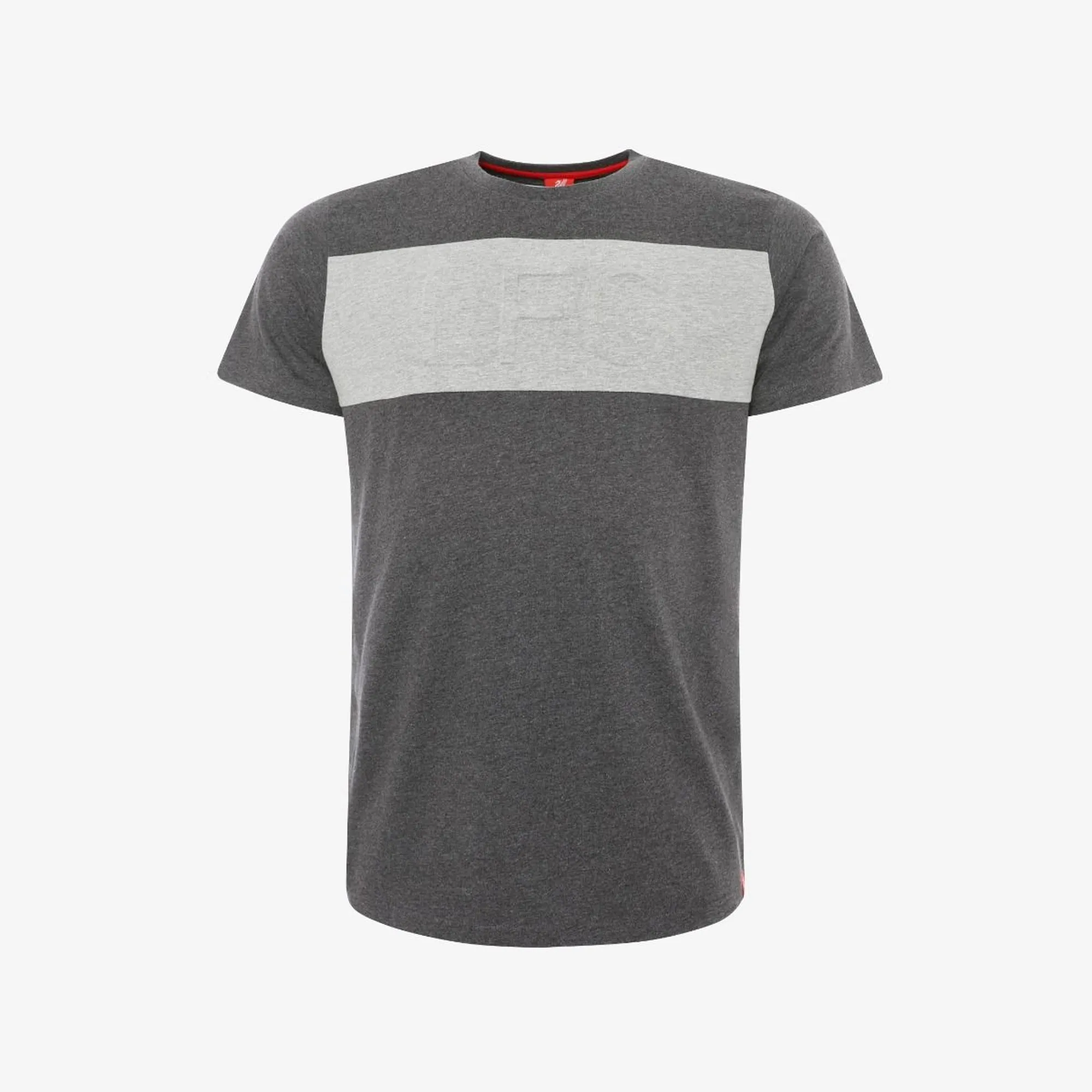 LFC Mens Charcoal Marl Embossed Tee