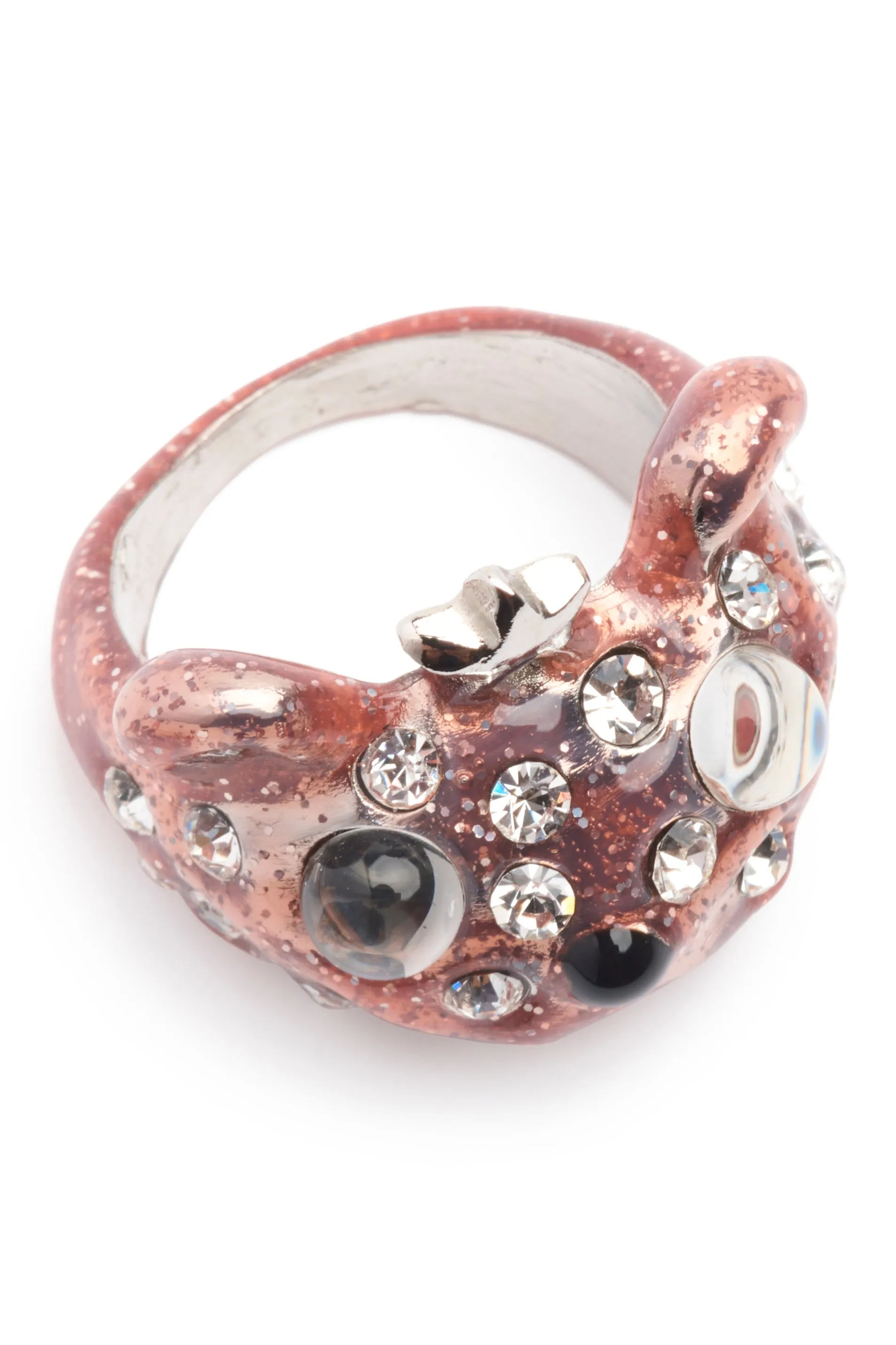 LIGHT PINK FRECKLES PRINCESS BEAR RING