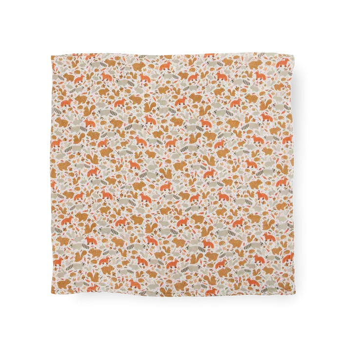 Little Unicorn Cotton Muslin Single Swaddle (Fall Friends)