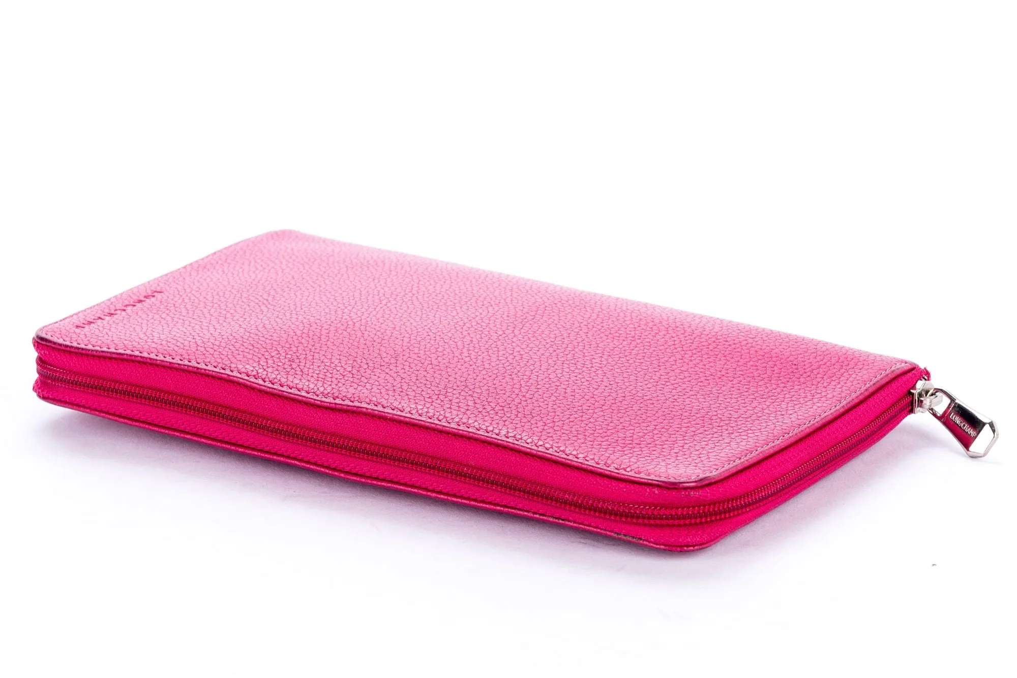 Longchamp Pink Long Wallet, no Dust Cover & Box