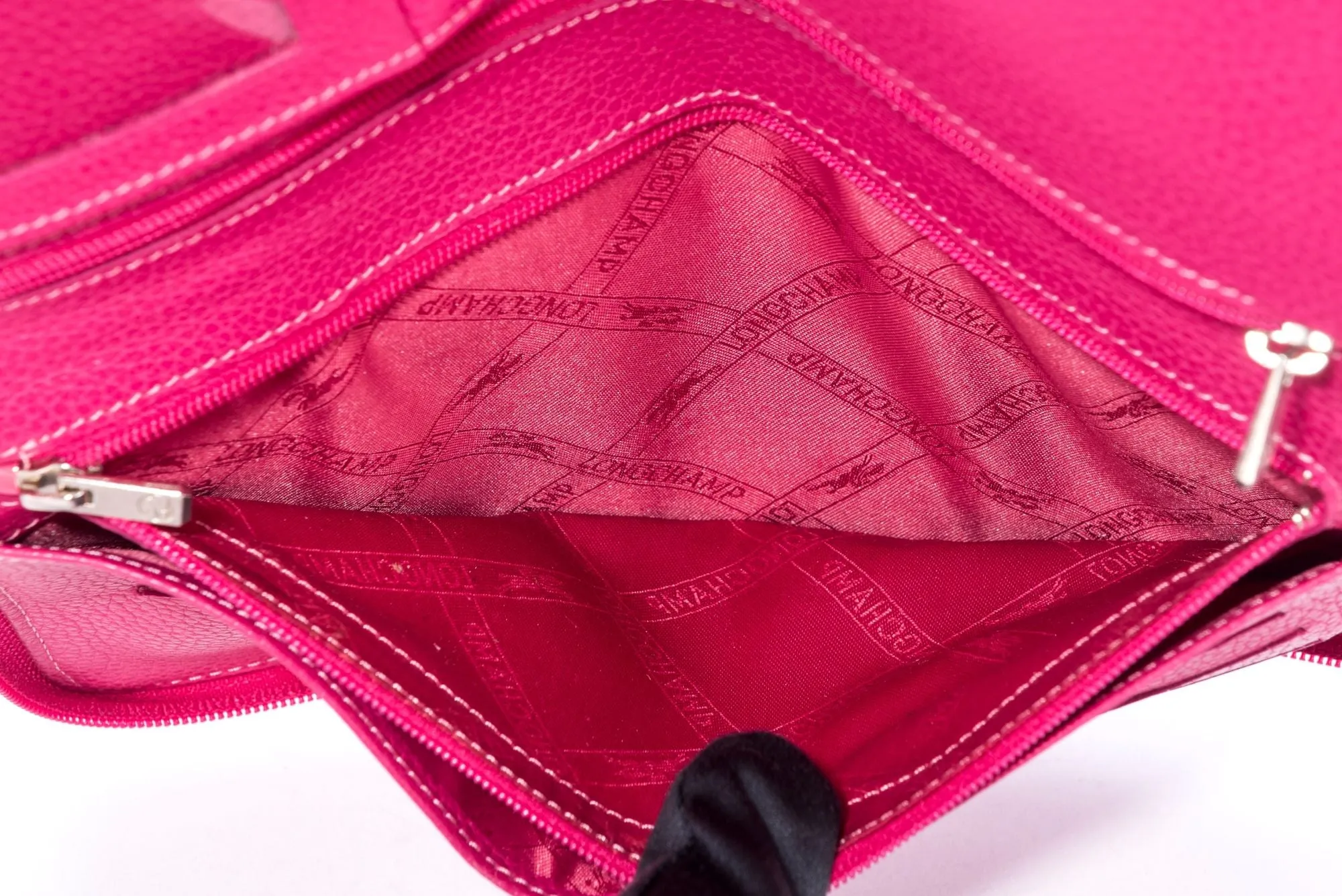 Longchamp Pink Long Wallet, no Dust Cover & Box