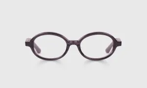 Look Out Color 74 - Charcoal Grey Crystal Front and Temples