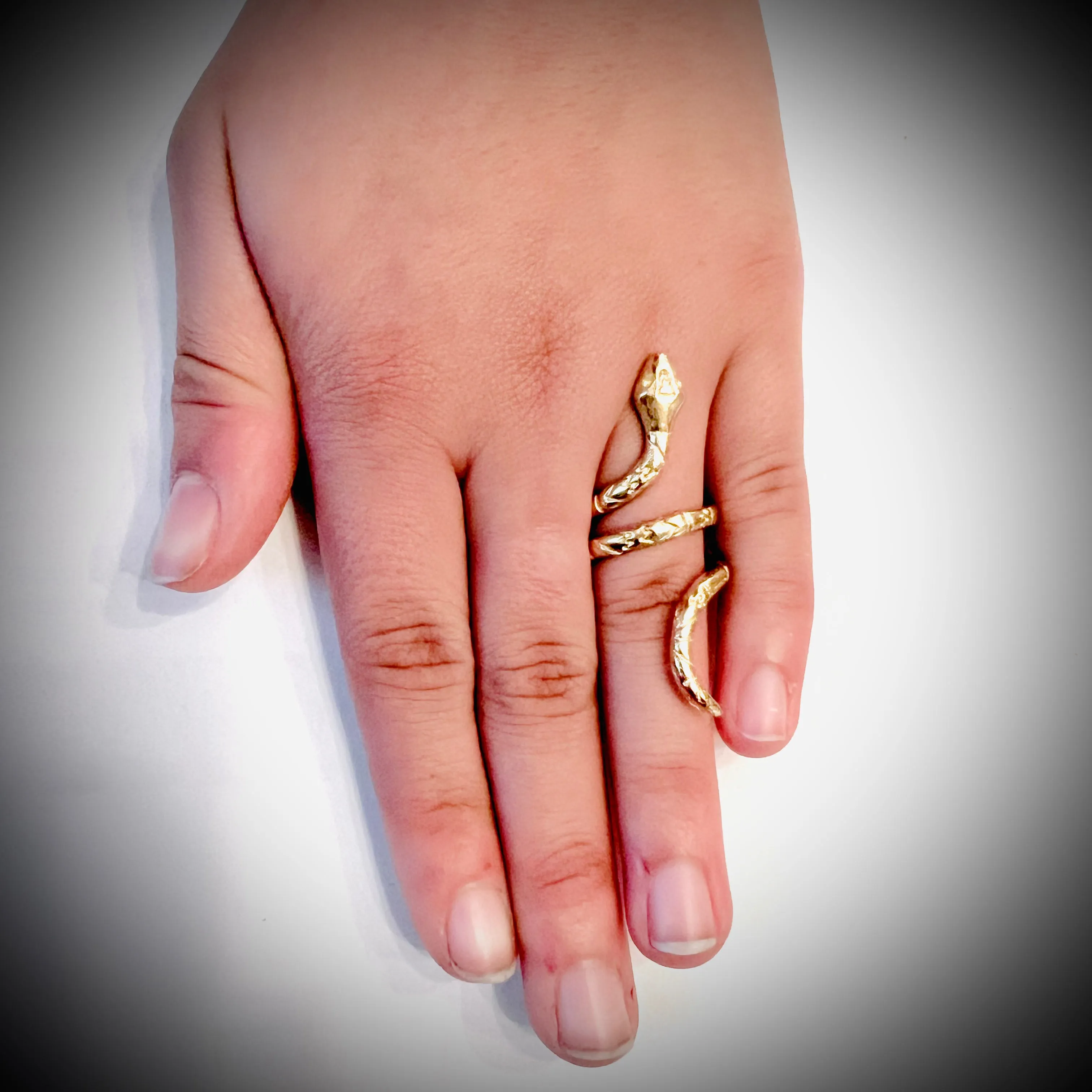Looping Snake Ring