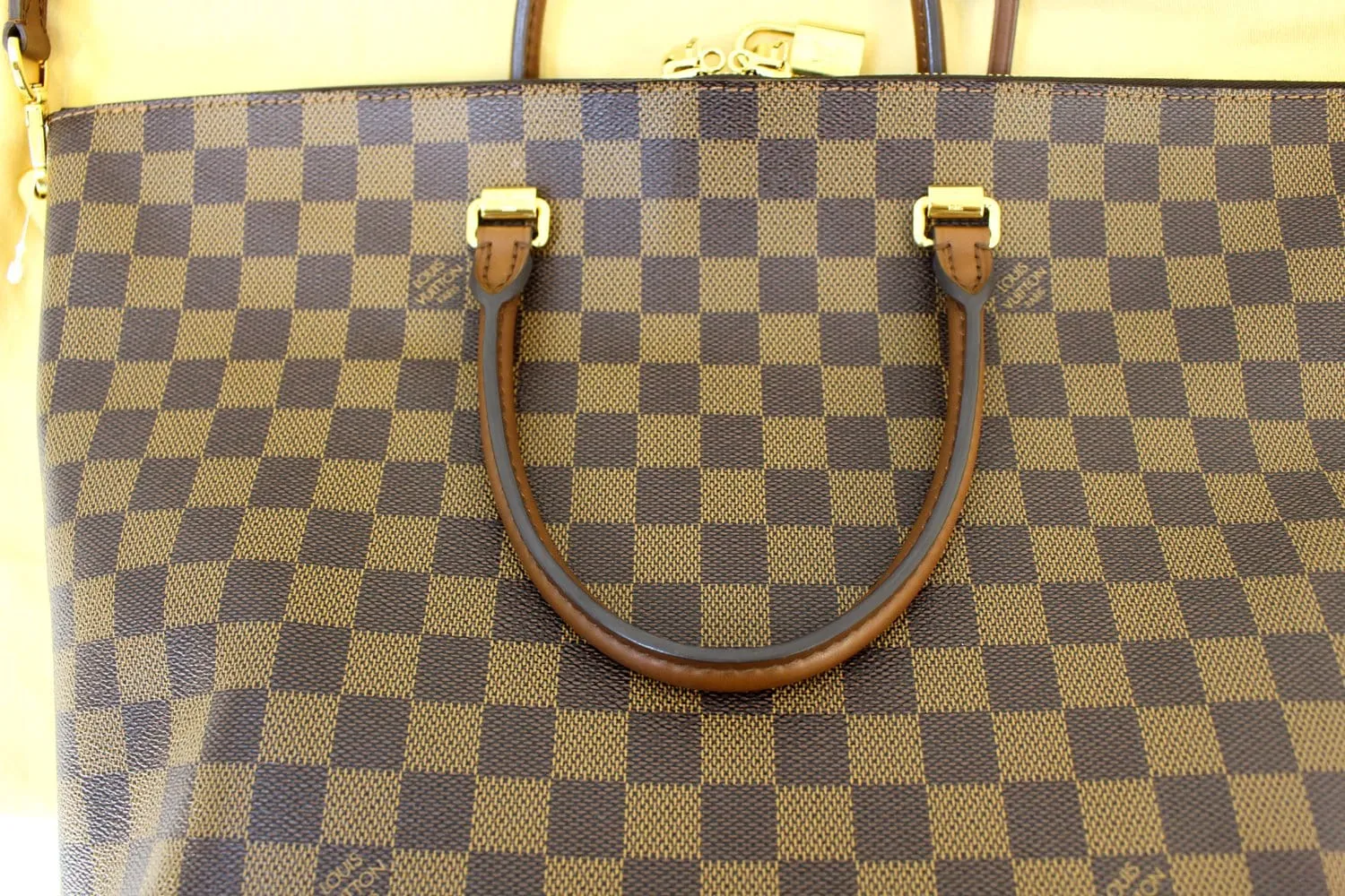LOUIS VUITTON Belmont Damier Ebene Shoulder Handbag