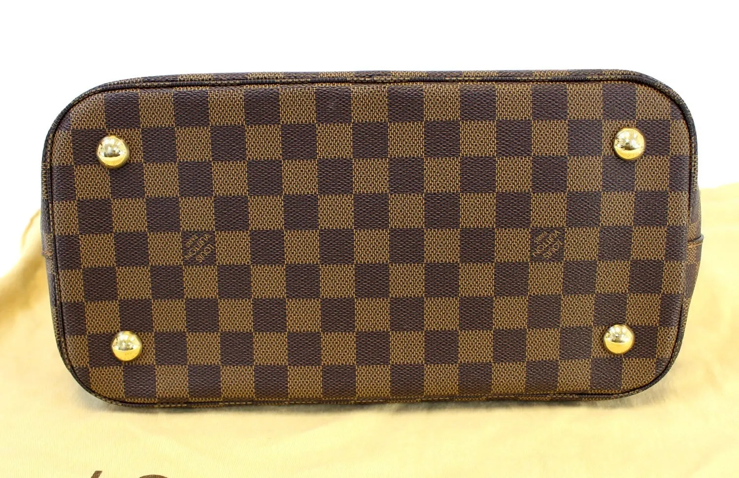 LOUIS VUITTON Belmont Damier Ebene Shoulder Handbag