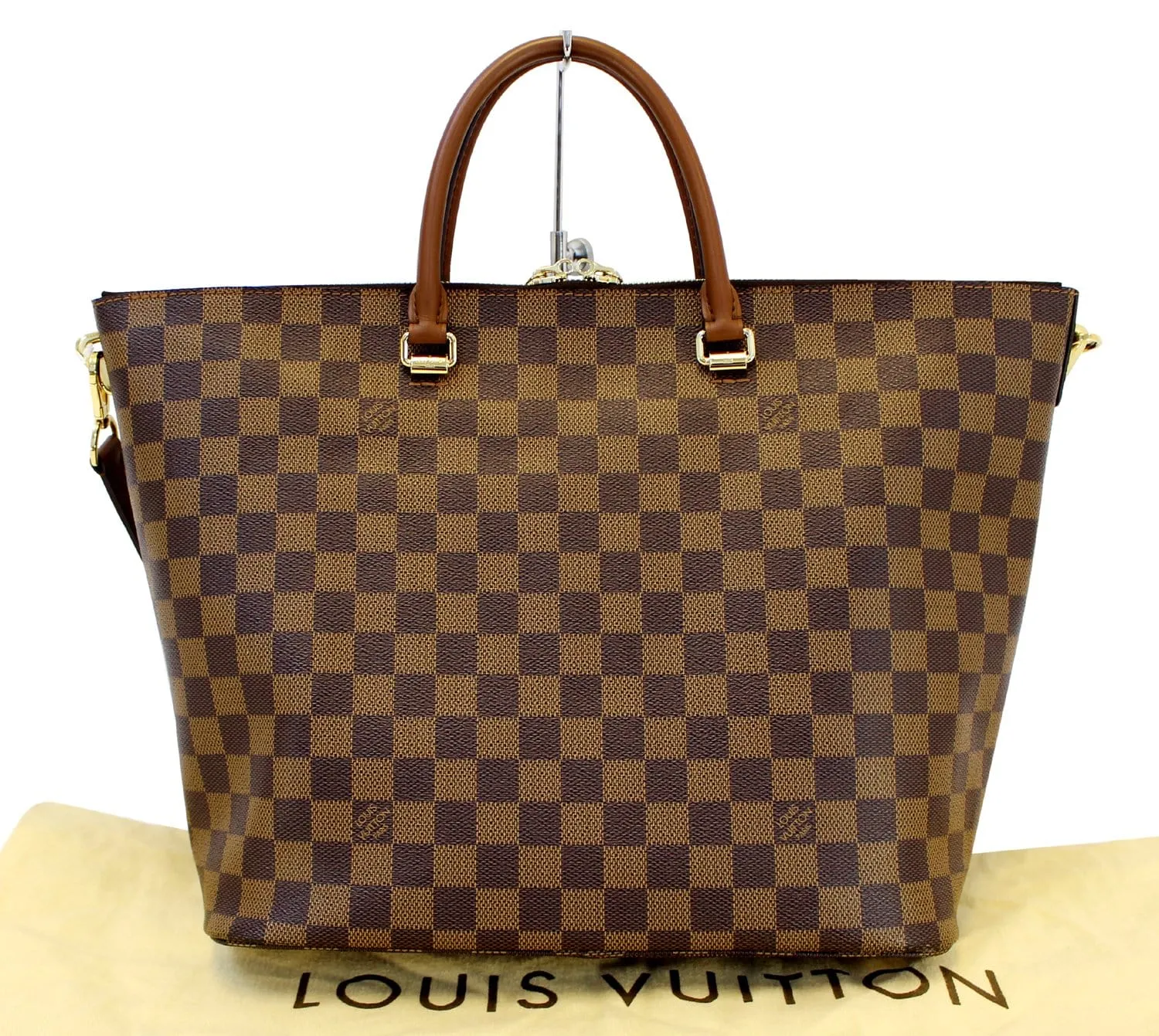 LOUIS VUITTON Belmont Damier Ebene Shoulder Handbag