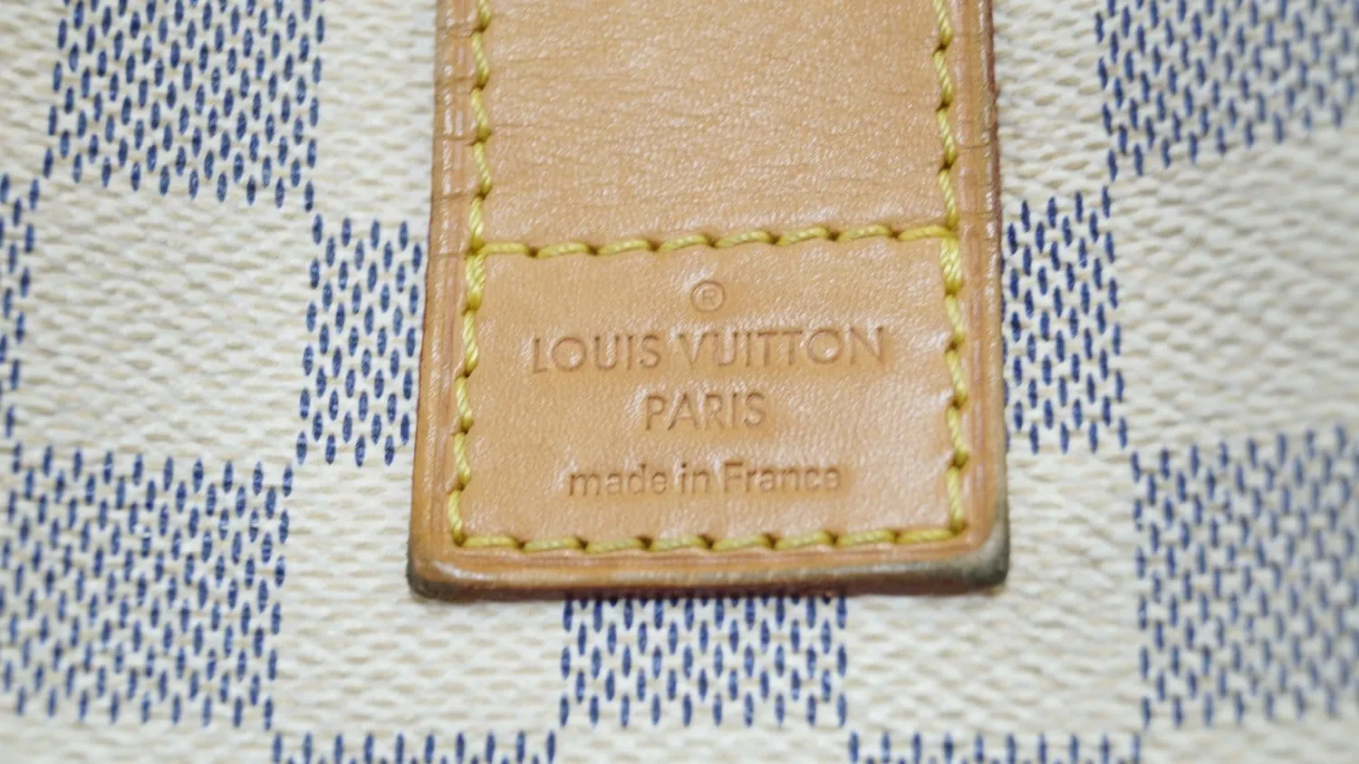 LOUIS VUITTON Damier Azur Salina PM Shoulder Bag