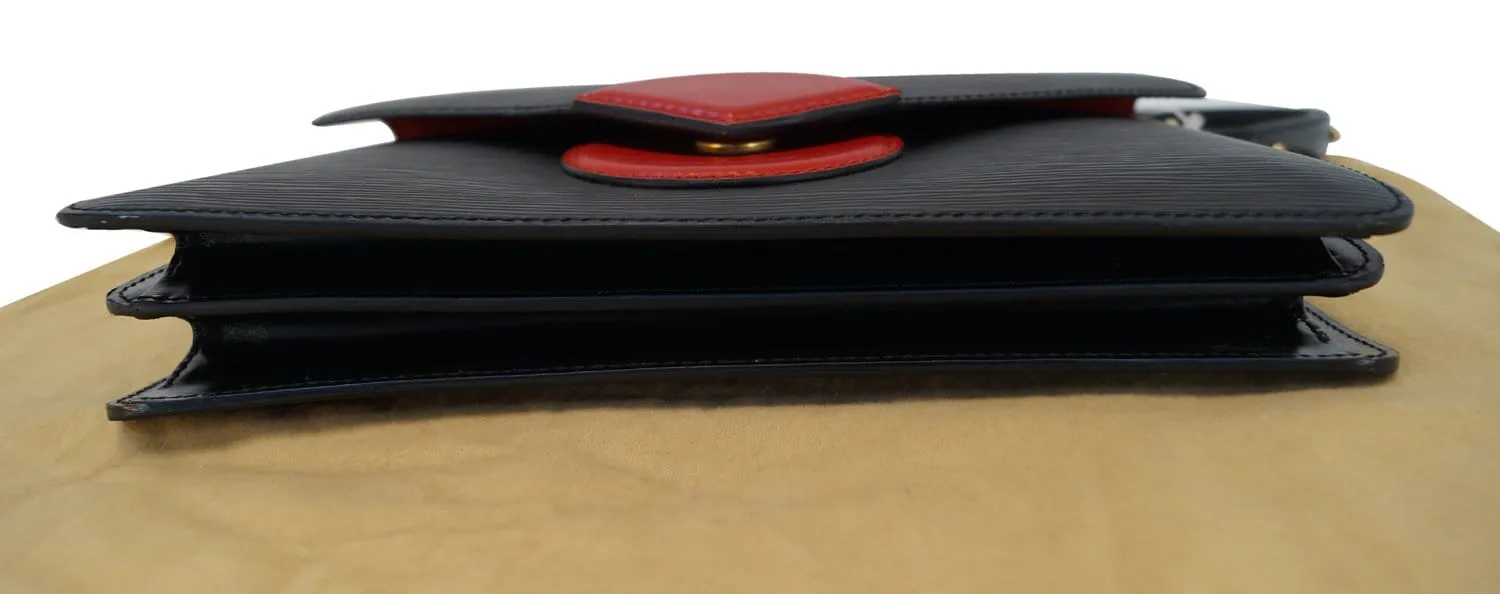 LOUIS VUITTON Epi Hoche Bi-color Black Red Shoulder Bag - Final Call