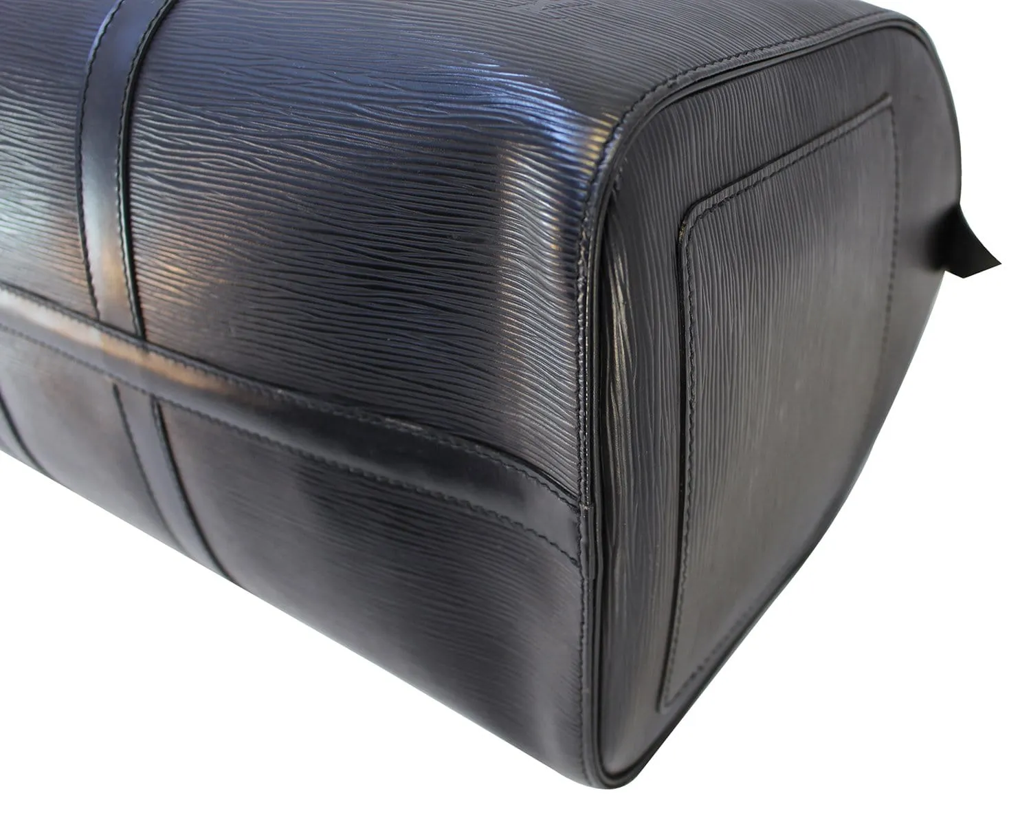 LOUIS VUITTON Epi Leather Black Keepall 45 Boston Bag