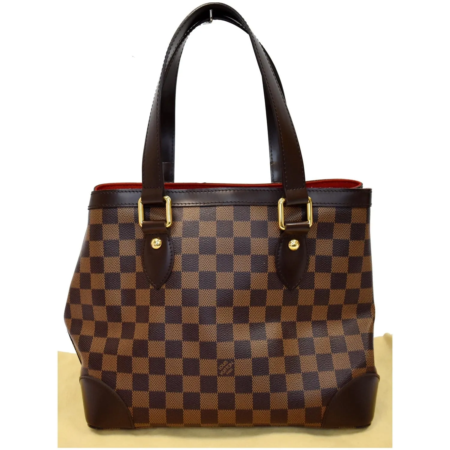 LOUIS VUITTON Hampstead PM Damier Ebene Shoulder Bag Brown
