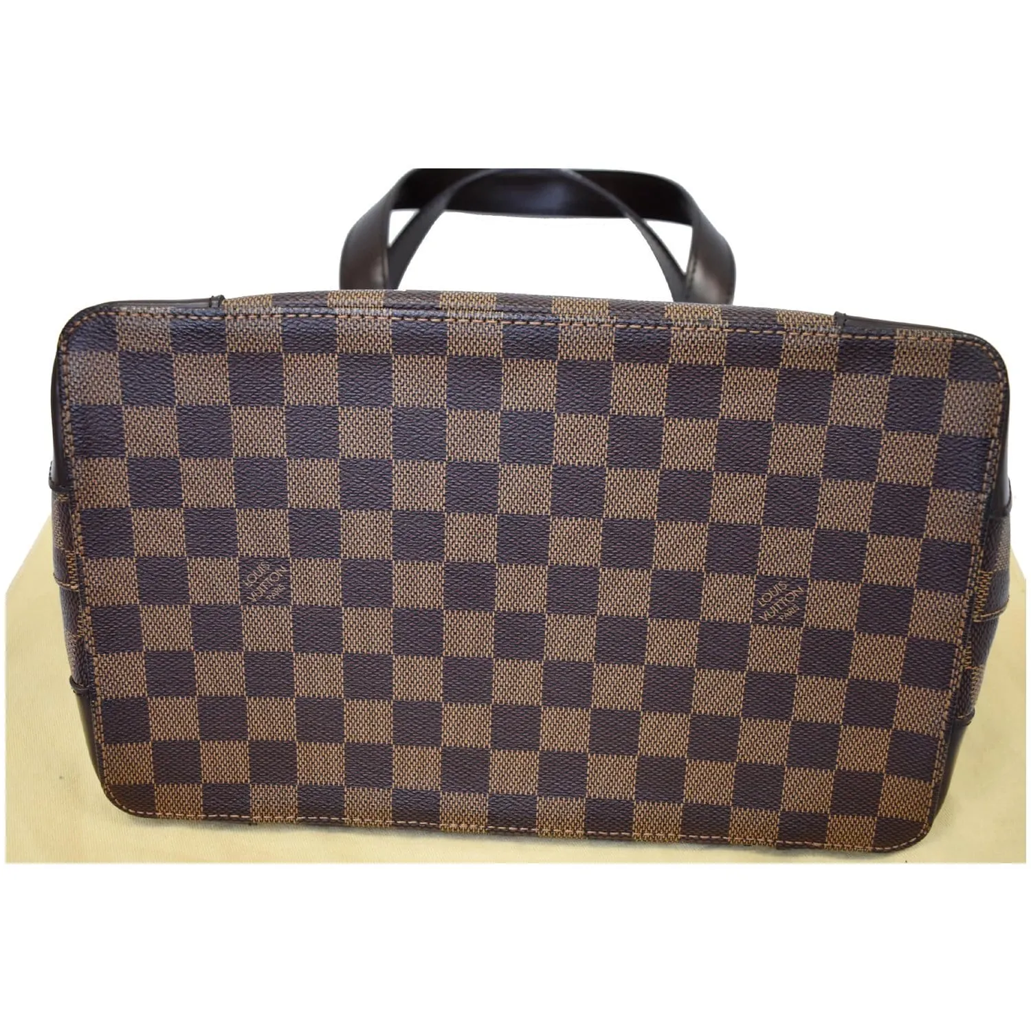 LOUIS VUITTON Hampstead PM Damier Ebene Shoulder Bag Brown