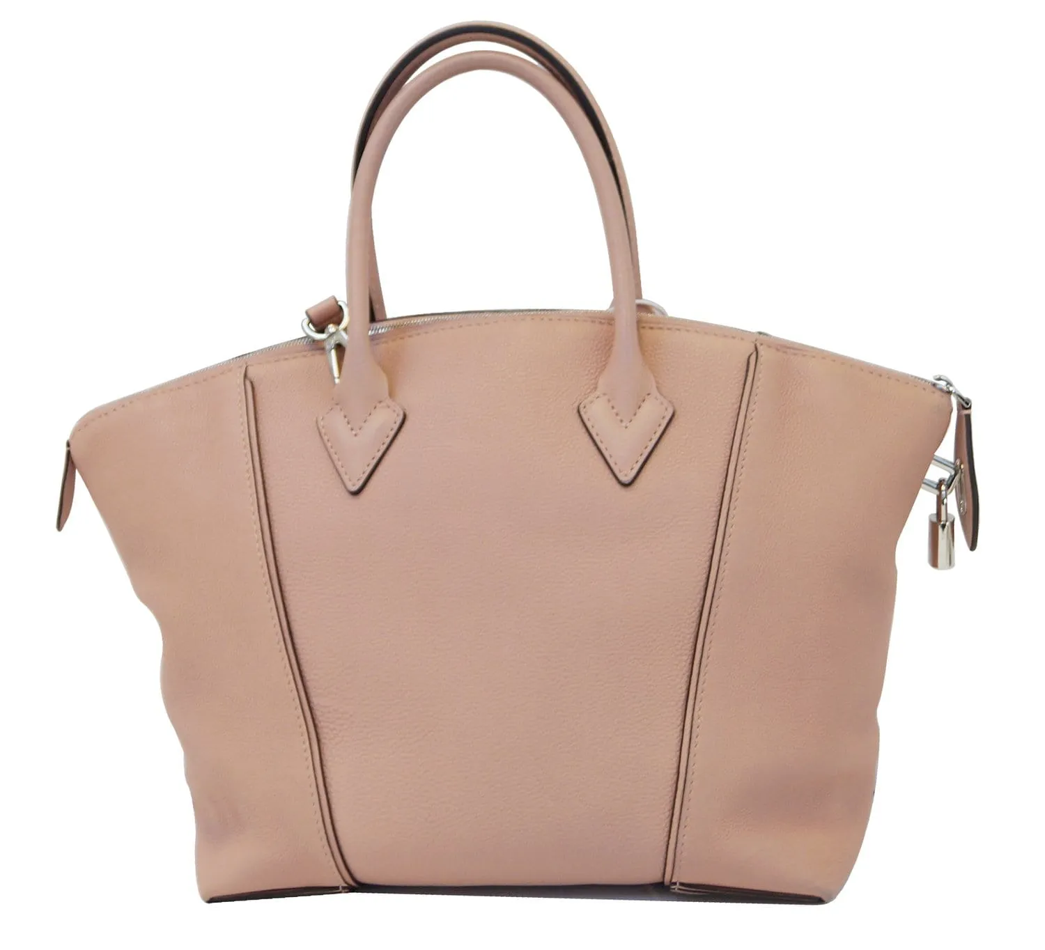 LOUIS VUITTON Magnolia Veau Cachemire Calfskin Leather Soft Lockit PM Bag