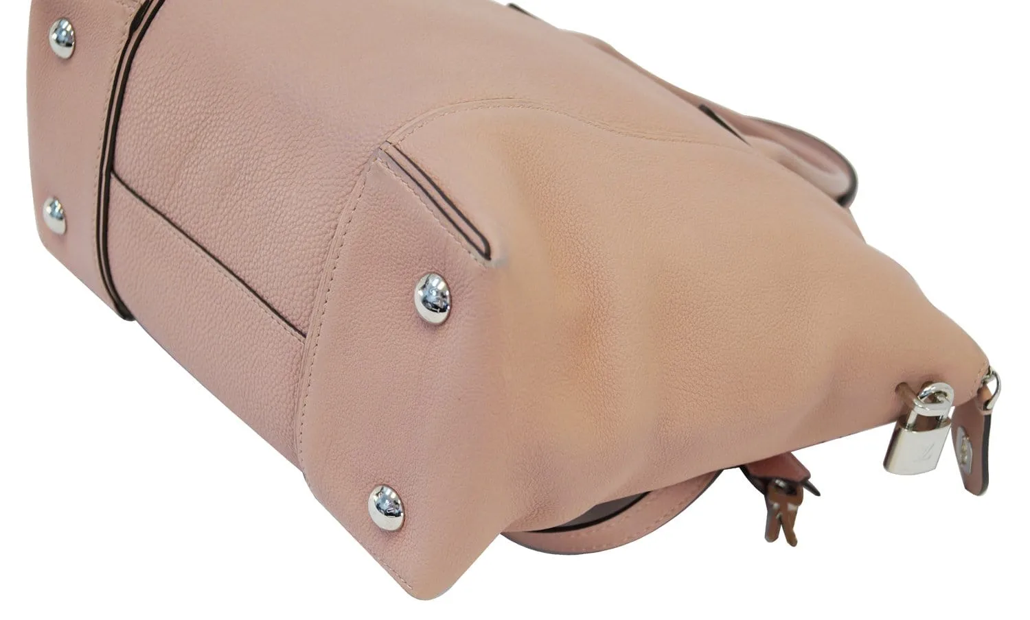 LOUIS VUITTON Magnolia Veau Cachemire Calfskin Leather Soft Lockit PM Bag