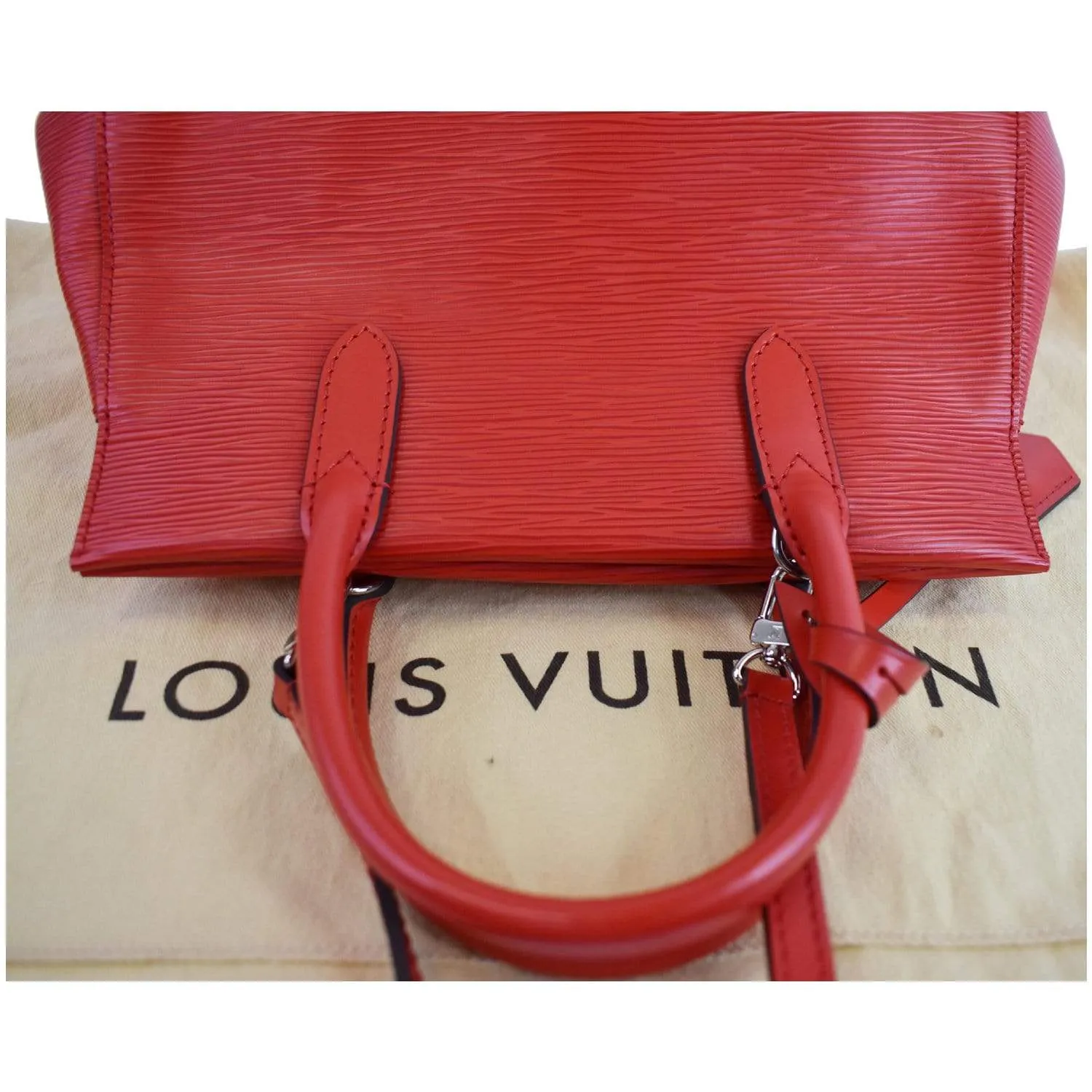 LOUIS VUITTON Marly BB Epi Leather Shoulder Bag Coquelicot - 20% OFF