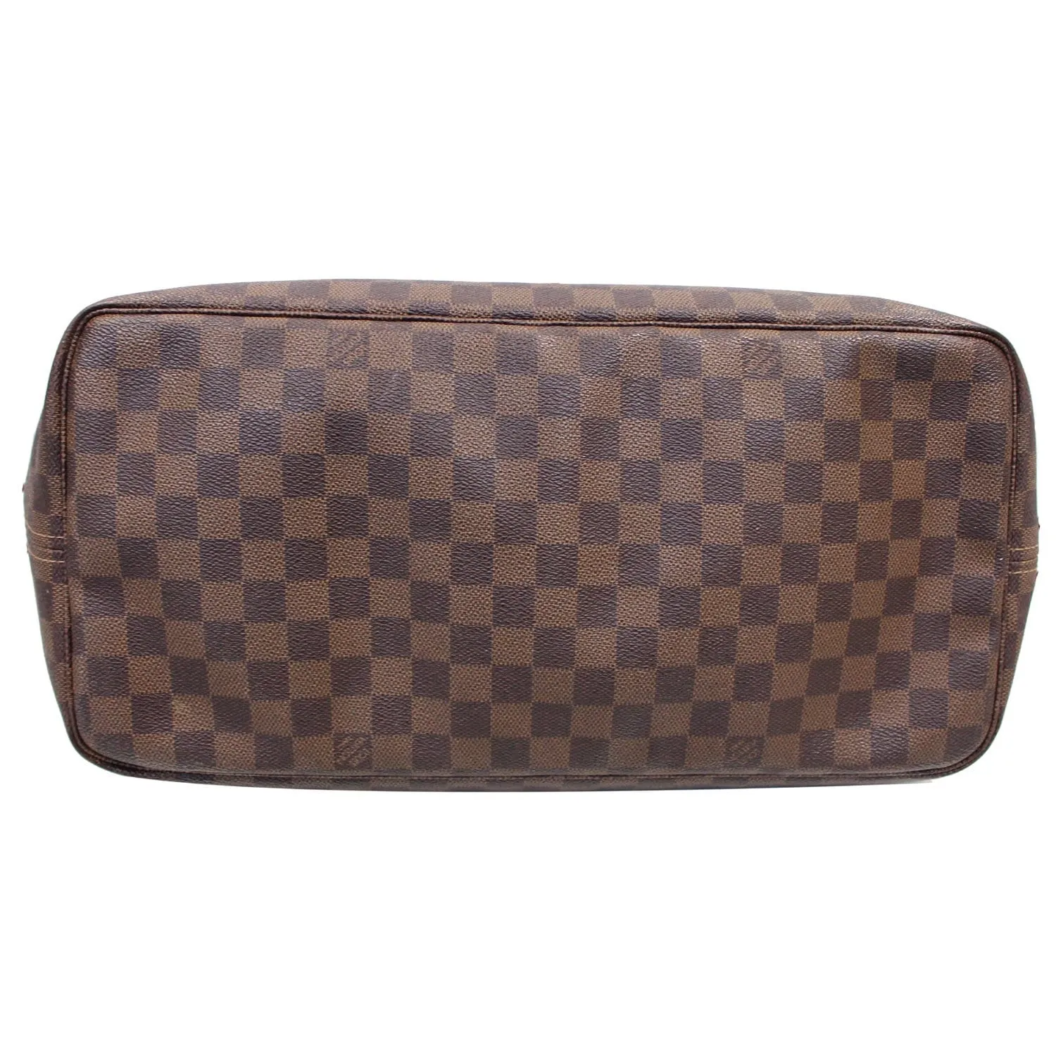 LOUIS VUITTON Neverfull GM Damier Ebene Tote Shoulder Bag Brown