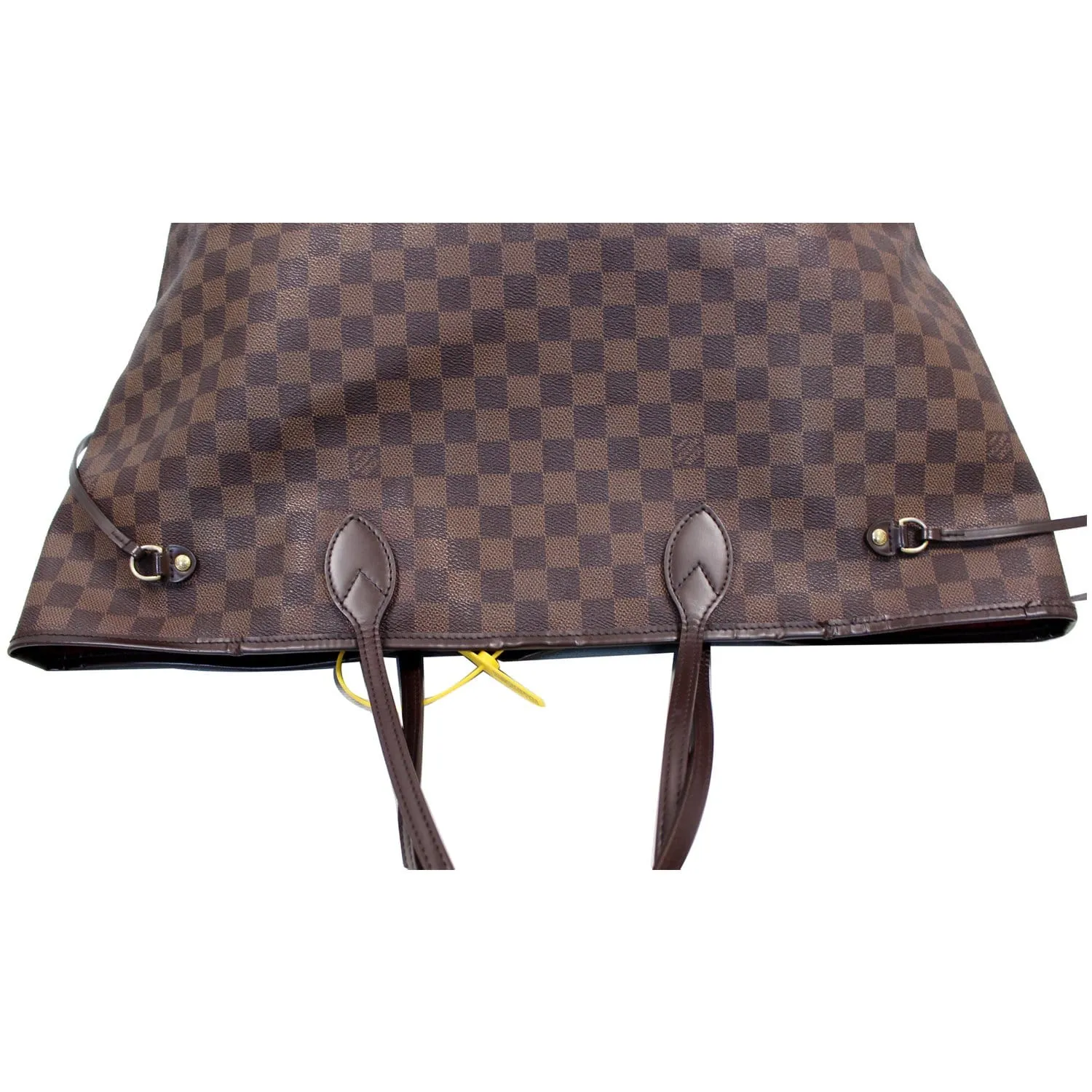 LOUIS VUITTON Neverfull GM Damier Ebene Tote Shoulder Bag Brown