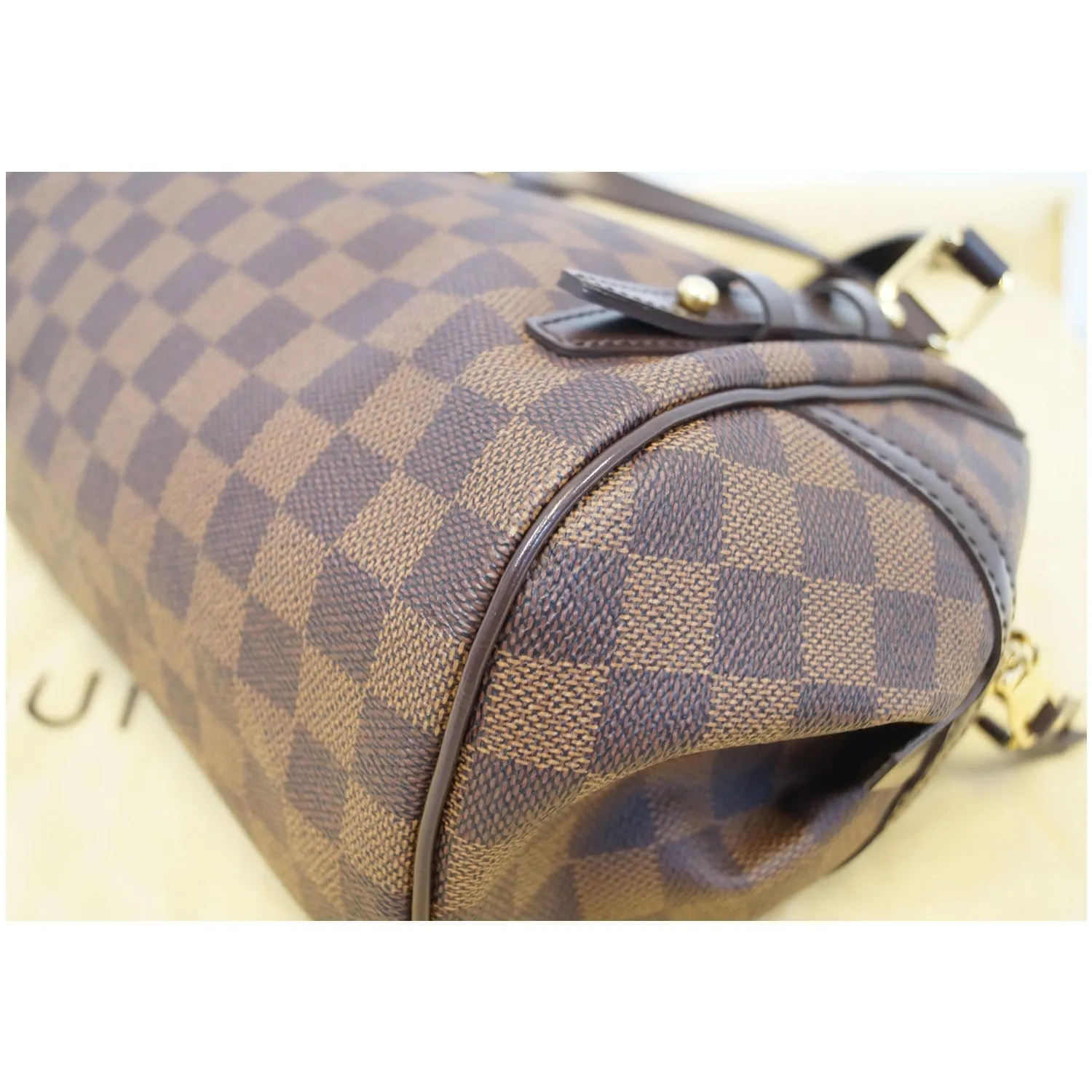LOUIS VUITTON Rivington PM Damier Ebene Shoulder Bag Brown - 25% OFF