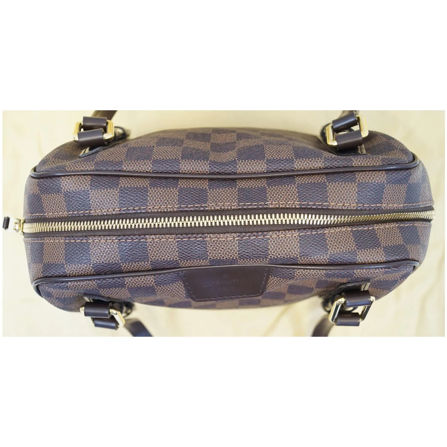 LOUIS VUITTON Rivington PM Damier Ebene Shoulder Bag Brown - 25% OFF
