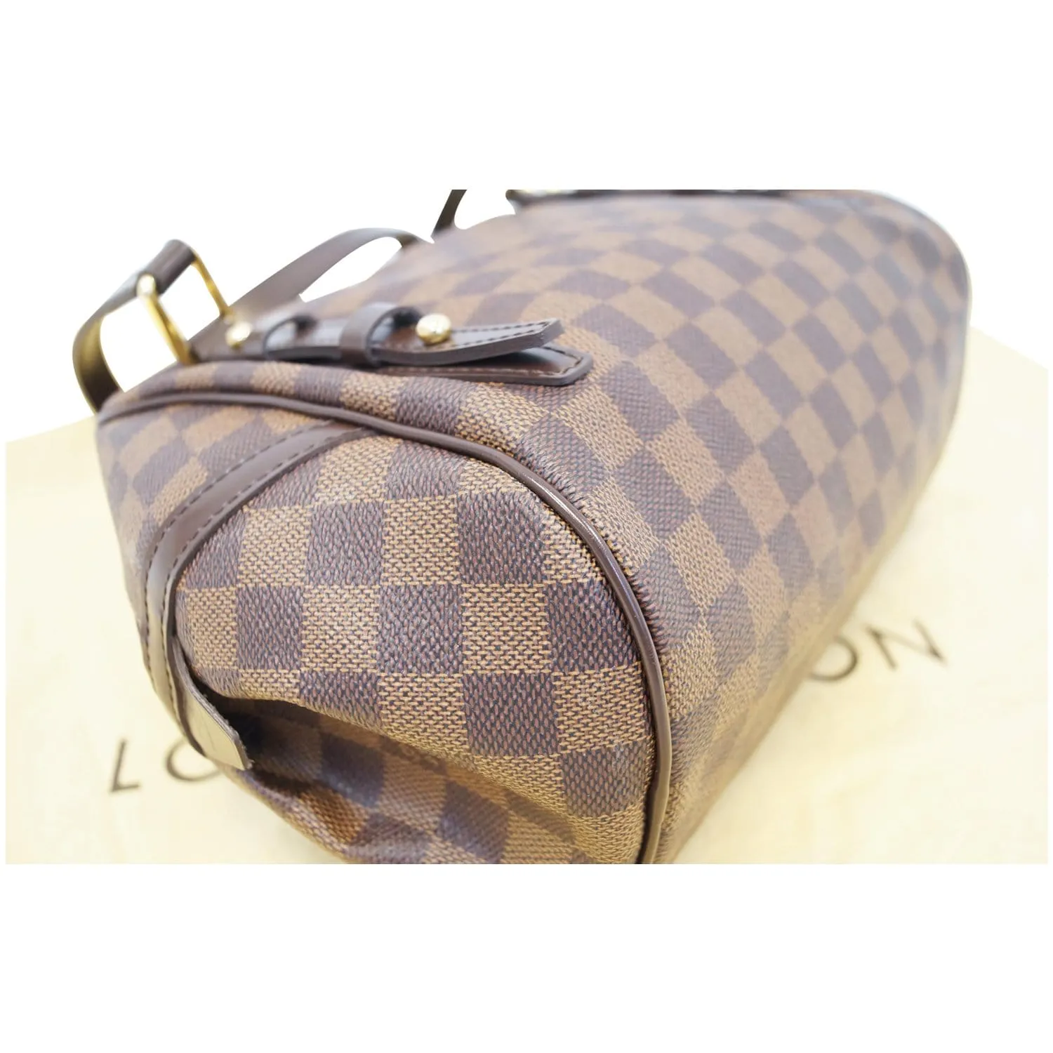 LOUIS VUITTON Rivington PM Damier Ebene Shoulder Bag Brown - 25% OFF