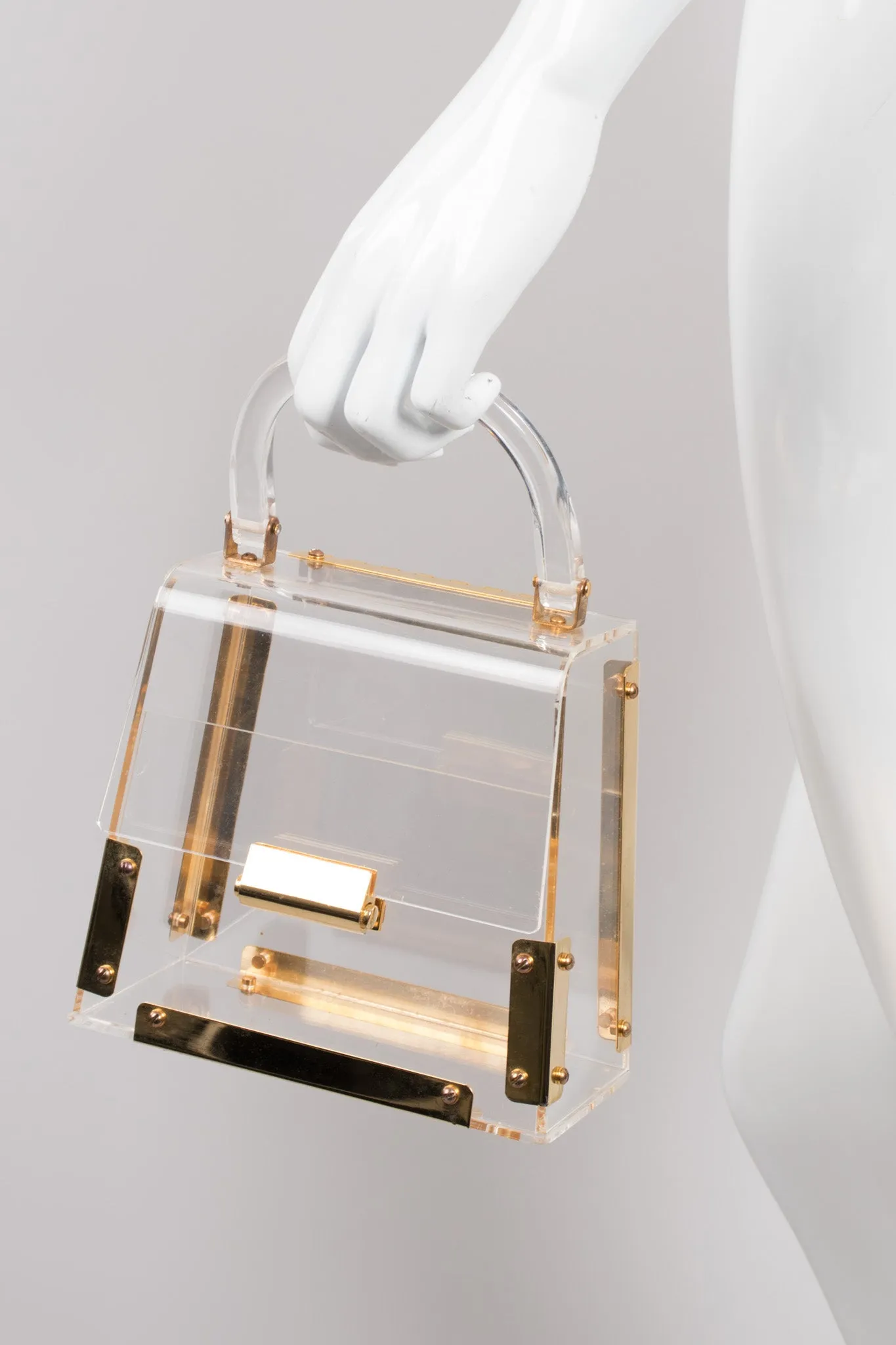 Lucite Box Bag