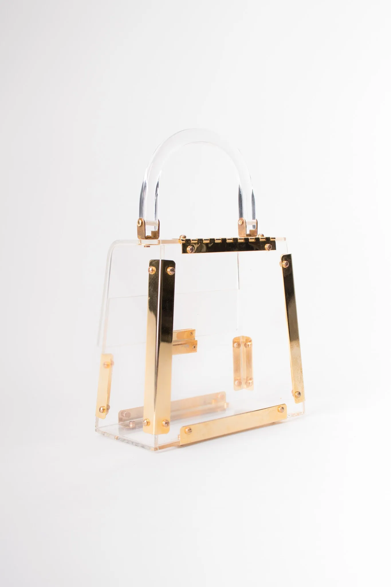 Lucite Box Bag