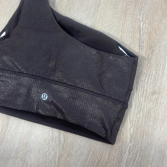 Lululemon Align Asymmetrical Ribbed Bra Light Support A/B Cup Shine