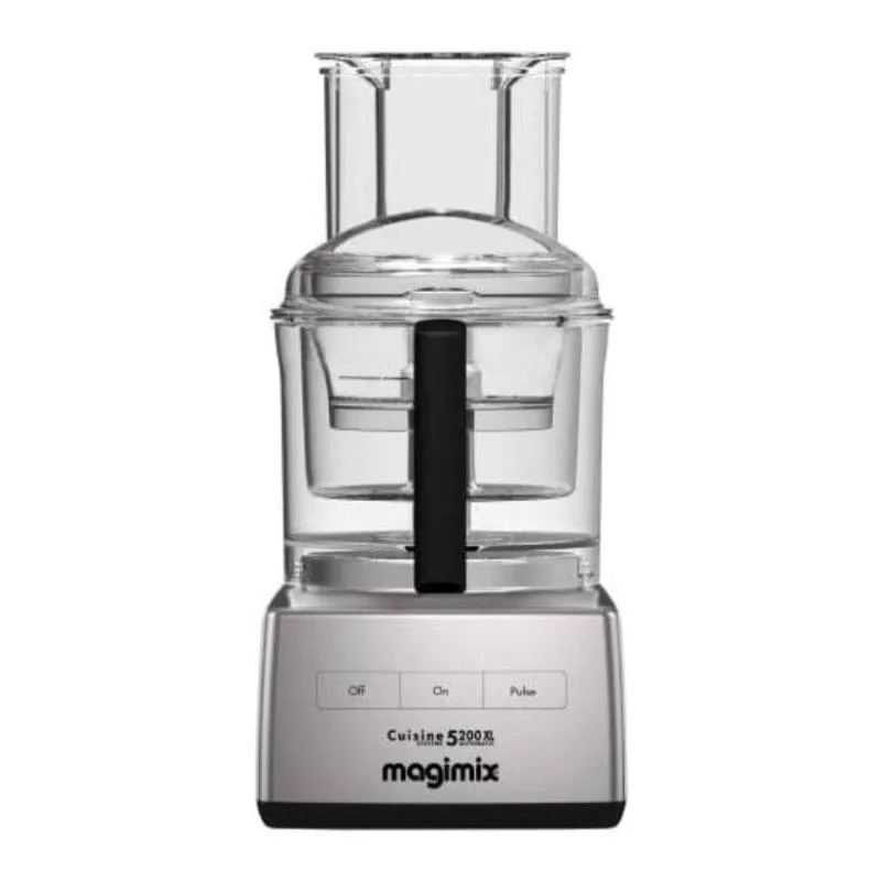 Magimix 1100W Compact Food Processor Satin Steel 5200XL