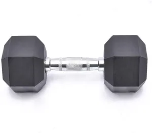 Mancuerna Hexagonal con Forro de Vinil Fitness 6 Kg