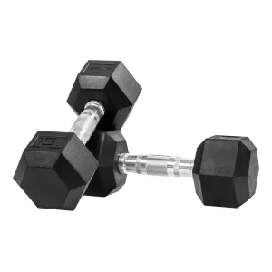 Mancuernas 15 Lbs  Hexagonales Altera Pesas Ejercicio Par Kg