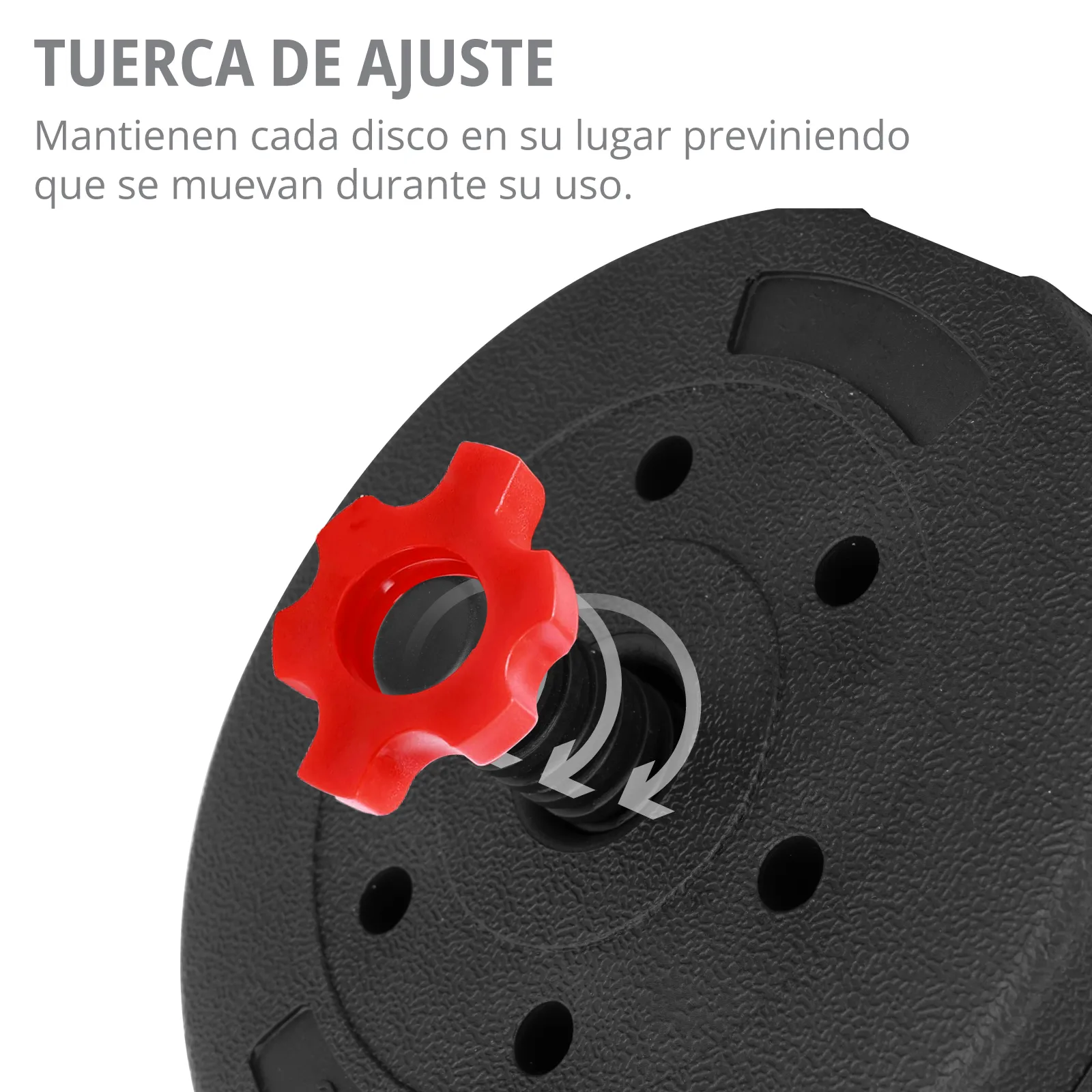 Mancuernas Ajustables 30kg Altera Set Discos Barra Pesa Rusa