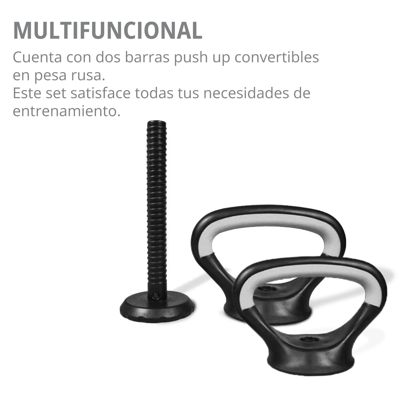 Mancuernas Ajustables 30kg Altera Set Discos Barra Pesa Rusa