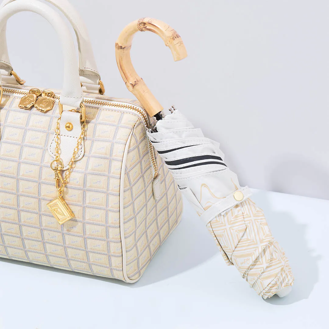 Melty White Chocolate Folding Umbrella【Japan Jewelry】