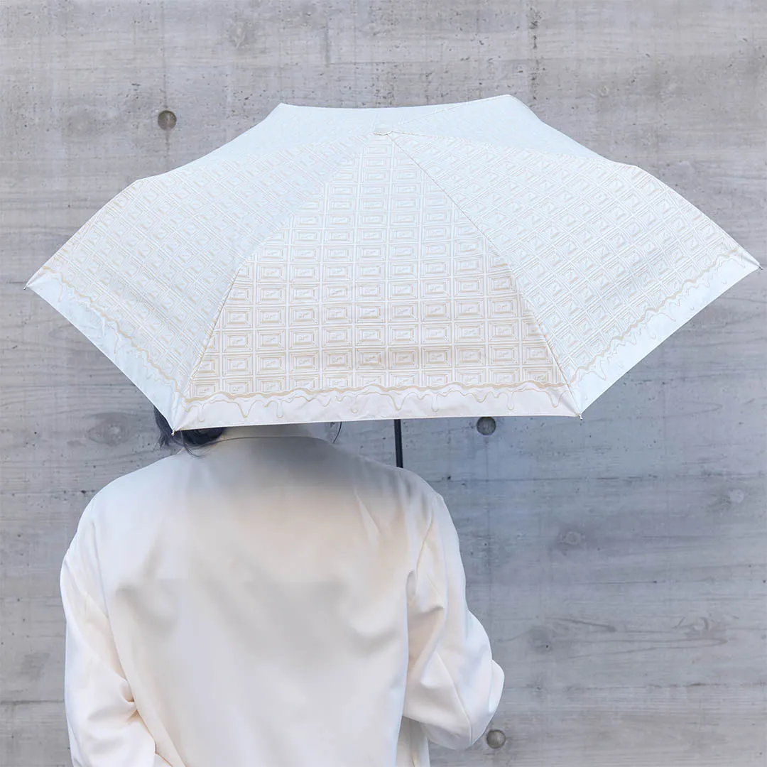 Melty White Chocolate Folding Umbrella【Japan Jewelry】