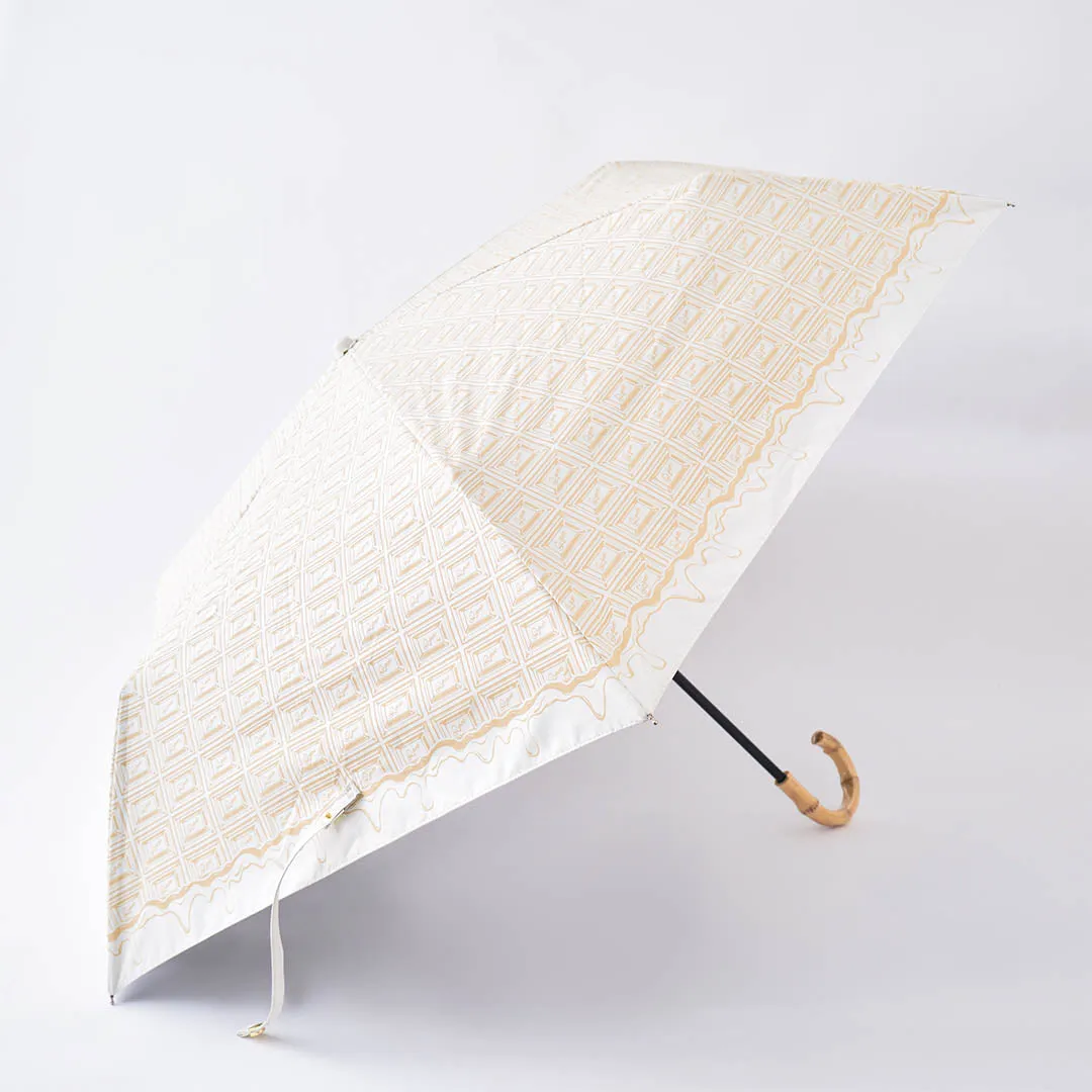Melty White Chocolate Folding Umbrella【Japan Jewelry】