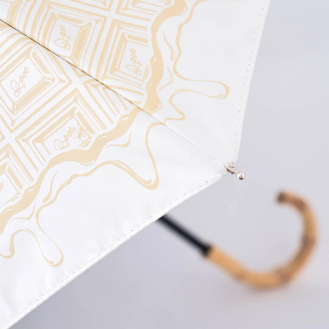 Melty White Chocolate Folding Umbrella【Japan Jewelry】