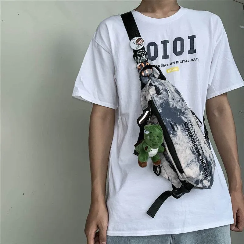 Mens Fashionable And Versatile Casual Shoulder Bag