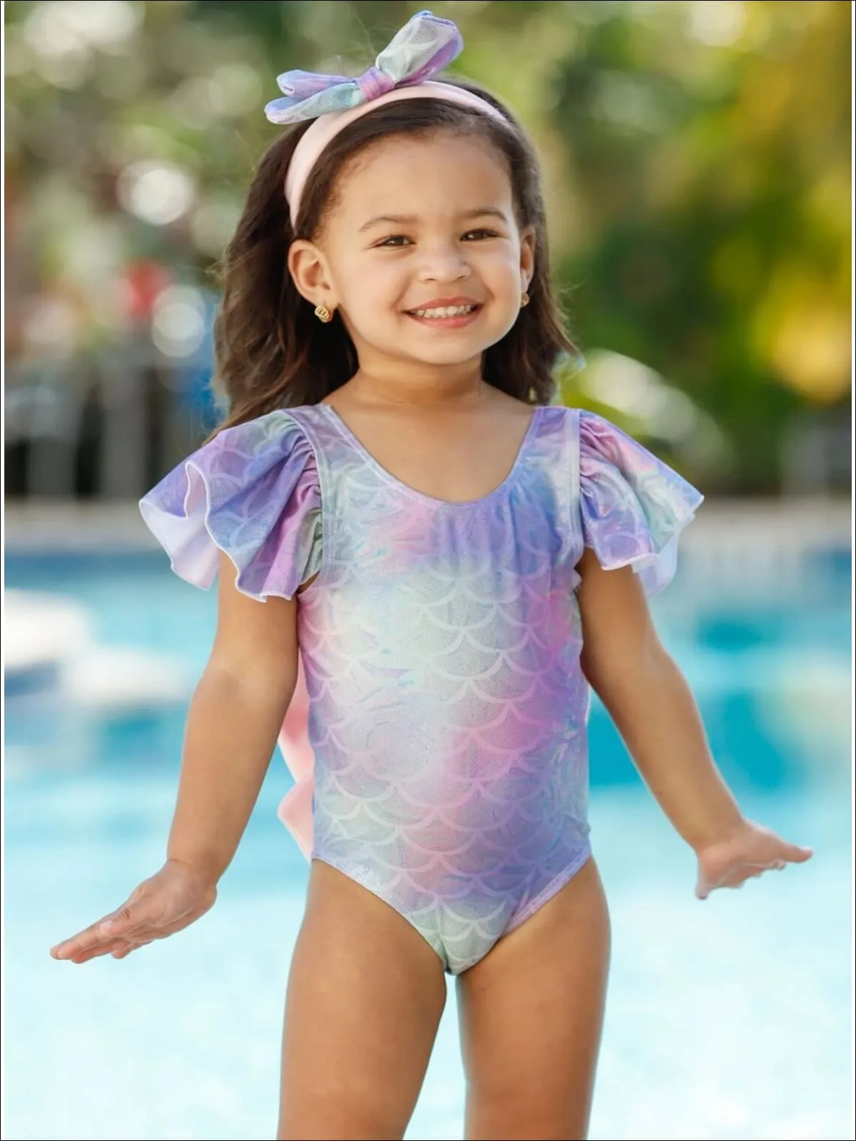 Mer-Mazing Pastel One-Piece Swimsuit