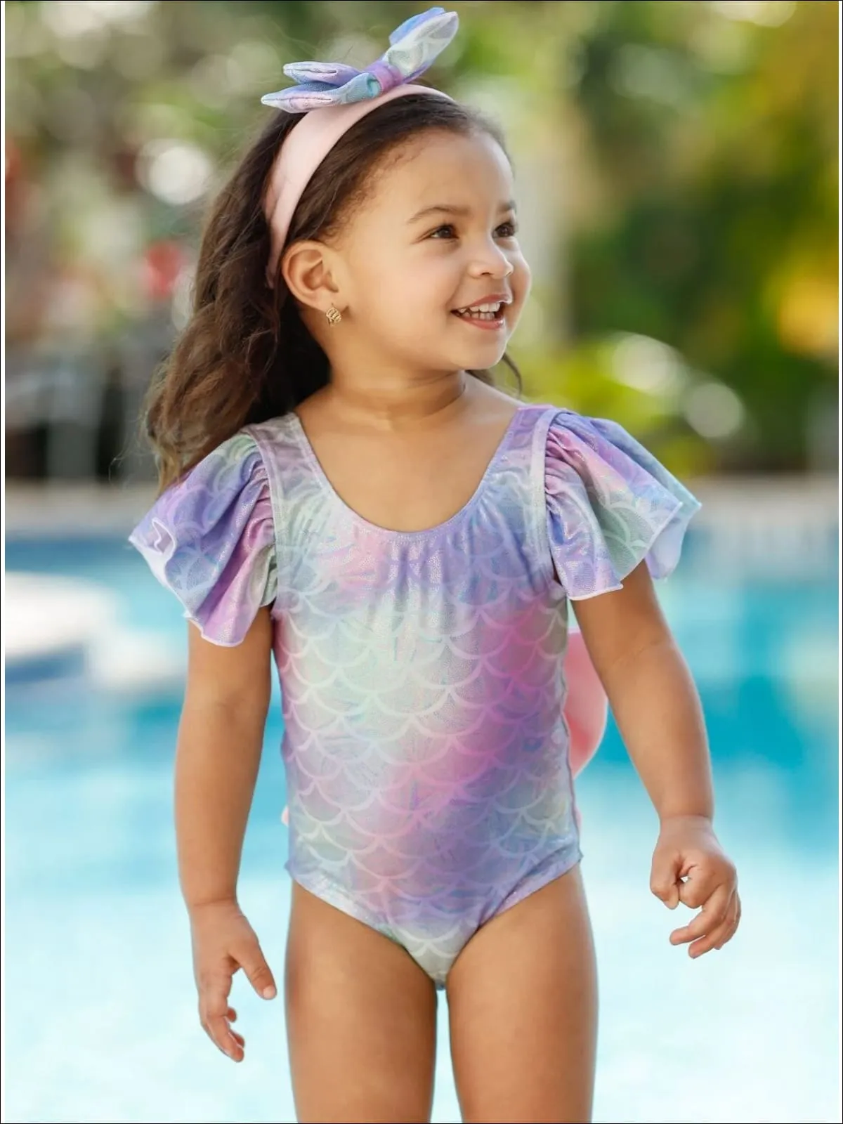Mer-Mazing Pastel One-Piece Swimsuit