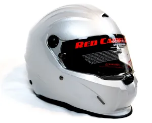 Metallic Silver Helmet SNELL2020 Approved