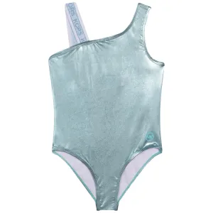 Michael Kors Teal Shiny Swimsuit