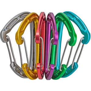Mission Wiregate Carabiner Sixpack - Climbing Hardware