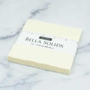 Moda Bella Solids Charm Pack 5" X 5" - Snow