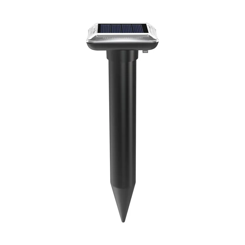Mole Repellent Solar Powered Gopher Repellent Ultrasonic Solar Powered Sonic Mole Deterrent Stakes, Snake Groundhog Repellent for Yard, Garden, Lawn