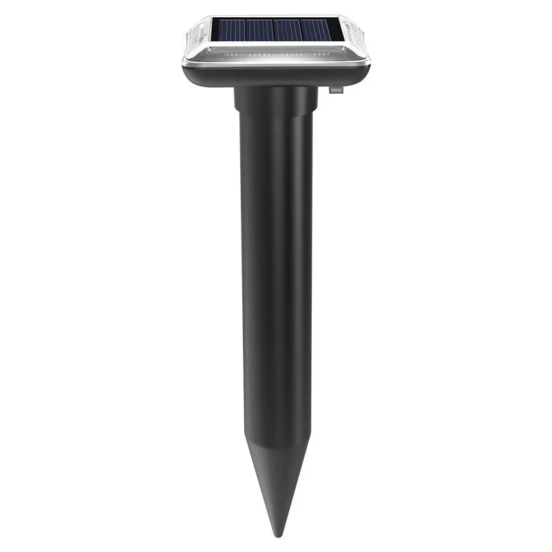 Mole Repellent Solar Powered Gopher Repellent Ultrasonic Solar Powered Sonic Mole Deterrent Stakes, Snake Groundhog Repellent for Yard, Garden, Lawn